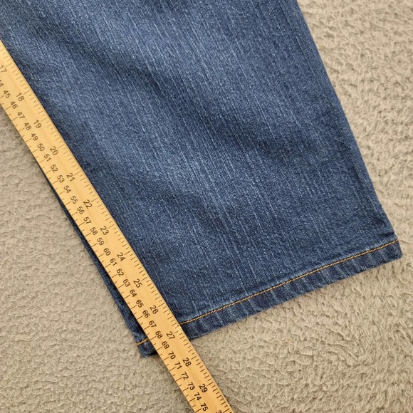 Kim Rogers Jeans Womens 16 Short‎ Blue Denim Straight Leg Medium Wash - Picture 9 of 12